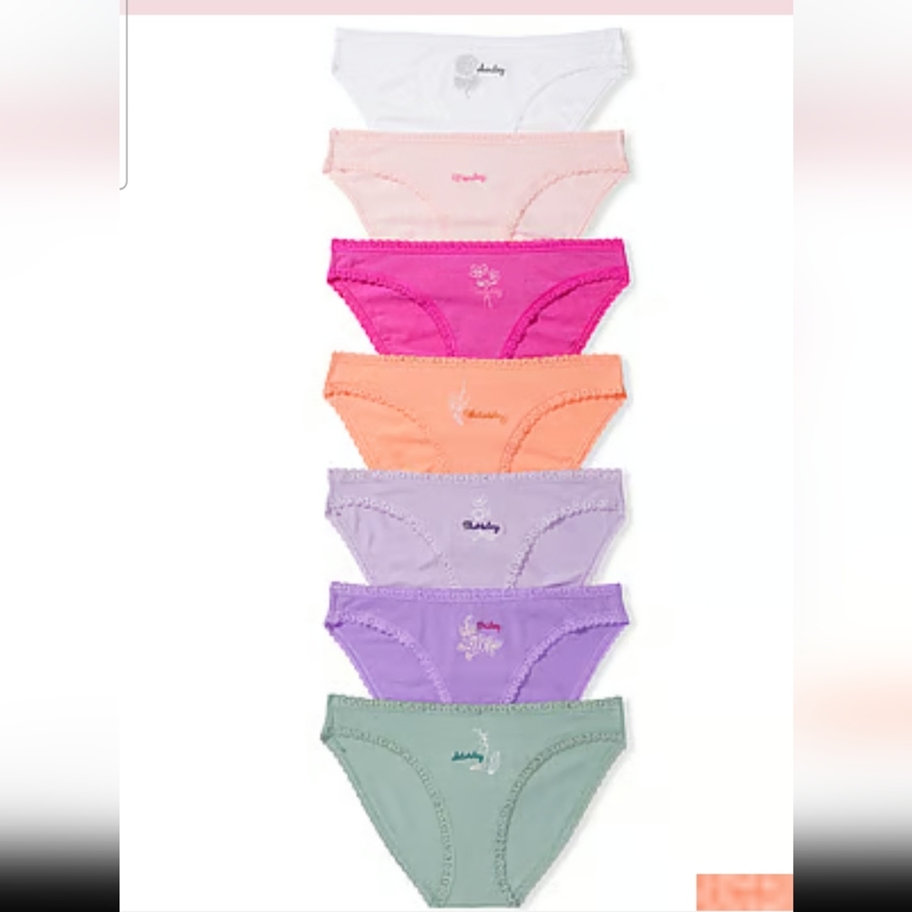7 Pack Stretch Cotton Bikini Panties